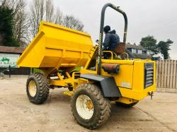BARFORD SX7000 4WD DUMPER C/W ROLE FRAME & PERKINS PHASER ENGINE *VIDEO*