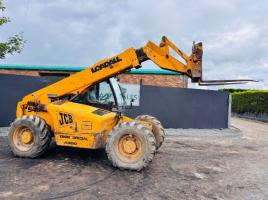 JCB 540-70 TELEHANDLER*C/W PALLET TINES*AG SPEC*VIDEO*