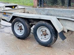 INDESPENSION TWIN AXLE PLANT TRAILER C/W LOADING RAMP 