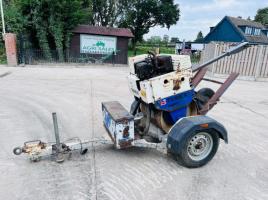 TEREX MBR71 PEDESTRIAN ROLLER C/W SINGLE AXLE TRAILER *VIDEO*