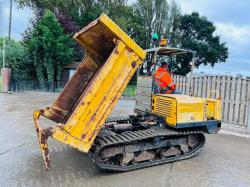 YANMAR C30R TRACKED DUMPER *YEAR 2009* C/W ROLE FRAME AND CANOPY *VIDEO*
