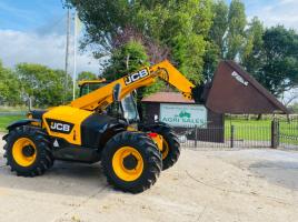 JCB 526-56 TELEHANDLER * AG SPEC , YEAR 2014 , ONLY 3801 HOURS C/W PICK UP HITCH 