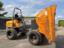 TEREX PT9000 9 TONNE STRAIGHT TIP DUMPER*C/W ROLL BAR*VIDEO*