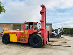 LANSING TR25 2 STAGE MASTED FORKLIFT*C/W PALLET TINES*VIDEO*