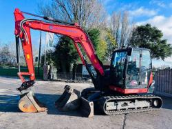 KUBOTA KX080-4A2 EXCAVATOR *YEAR 2020, 3137 READING* C/W 3 X BUCKETS *VIDEO*