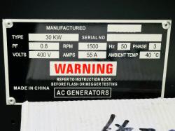 *BRAND NEW*COMPAL POWER VG-R30 41KVA GENERATOR TWIN AXLE TRAILER*VIDEO*