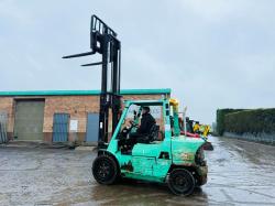 MITSUBISHI FD40K 2 FORKLIFT*C/W SIDESHIFT*YEAR 2008*VIDEO*