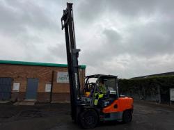 DOOSAN D50C-7 FORKLIFT*3329 HOURS*YEAR 2017*VIDEO*