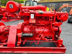 CUMMINGS N-855-F 6 INCH WATER PUMP *C/W 6 CYLINDER ENGINE*VIDEO*