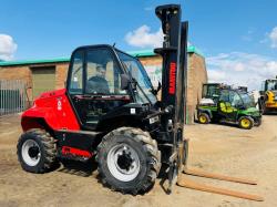 MANITOU M30-4 FORKLIFT*C/W PICK UP HITCH*YEAR 2021*1638 HOURS*VIDEO*