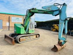 MITSUBISHI MX55 RUBBER TRACKED EXCAVATOR*C/W OFFSET BOOM*VIDEO*