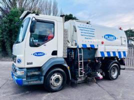 DAF LF55 4X2 JOHNSTON ROAD SWEEPER C/W MANUAL GEAR BOX *VIDEO*