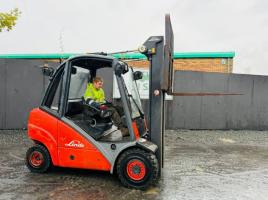 LINDE H30D FORKLIFT*DIESEL ISSUE*C/W PALLET TINES*VIDEO*