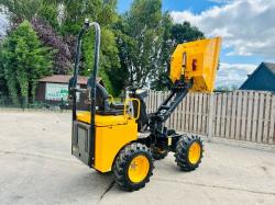 JCB 1THT 1 TON HIGH TIP DUMPER *YEAR 2016, 1147 HOURS* C/W ROLE BAR*VIDEO*