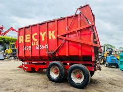 HORN MACHINERY 10 TONNE TIPPING TRAILER*VIDEO*