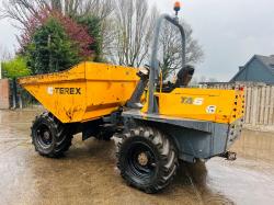 TEREX TA6 4WD DUMPER * YEAR 2011 , 2459 HOURS  * C/W ROLE BAR *VIDEO*