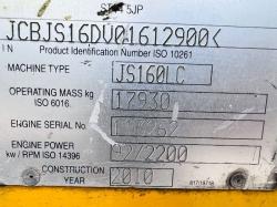 JCB JS160 HIGH RISE CABIN TRACKED EXCAVATOR *YEAR 2010* C/W QUICK HITCH *VIDEO*