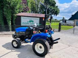 NEW HOLLAND TC21 COMPACT TRACTOR *ROAD REGISTERED* C/W FRONT WEIGHTS*VIDEO*