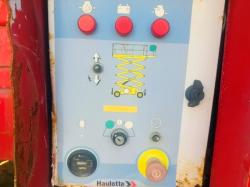 HAULOTTE H15SX SCISSOR LIFT*C/W 4 SUPPORT LEGS*VIDEO*