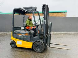 STILL R60-25 ELECTRIC FORKLIFT*C/W PALLET TINES*VIDEO*