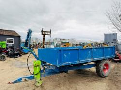 WEATLEY 5 TONNE SINGLE AXLE TIPPING TRAILER*VIDEO*