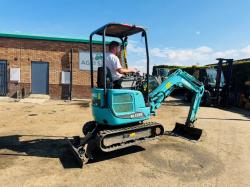 KOBELCO SK17SR-5 EXCAVATOR*YEAR 2016*C/E BUCKET*VIDEO*