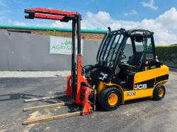 JCB 35D TELETRUK*YEAR 2018*C/W HYDRAULIC BAIL GRAB*VIDEO*