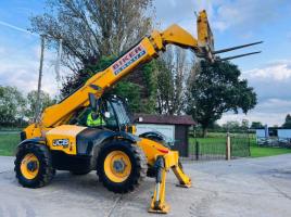 JCB 540-140 HI VIZ 4WD TELEHANDLER *YEAR 2017, 14 METER REACH* C/W TINES *VIDEO*