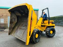 THWAITES 6 TONNE DUMPER*C/W PERKINS ENGINE*VIDEO*