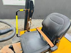 MECALAC TAS3 3 TONNE TRACKED SWIVLE SKIP DUMPER*2018*1053 HOURS*VIDEO*