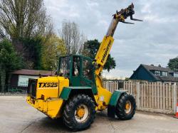 SANDERSON TX525 4WD TELEHANDLER C/W PIN AND CONE HEAD STOCK 