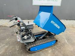 *UNUSED*HYUNDAI WALK BEHIND TRACKED DUMPER*X DEMO*VIDEO*