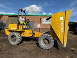 TEREX PT6000 STRAIGHT TIP DUMPER*C/W ROLL BAR*VIDEO*