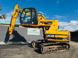 JCB JS145 HRC EXCAVATOR*RUBBER BLOCK PADS*YEAR 2011*VIDEO*