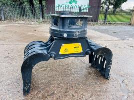 UNUSED MUSTANG GRP150 HYDRAULIC ROTATING SELECTOR GRAB *YEAR 2023* VIDEO *