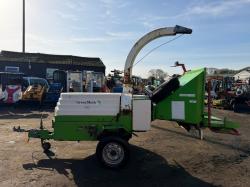 GREEN MECH CM200 TOWABLE WOOD CHIPPER*C/W LISTER ENGINE*VIDEO*
