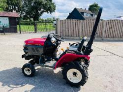 YANMAR GK13 4WD COMPACT TRACTOR *1451 HOURS* C/W ROLE BAR *VIDEO*