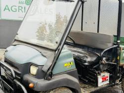 KAWASAKI 3010 MULE 4WD DIESEL UTILITY VEHICLE*REAR TIP*VIDEO*