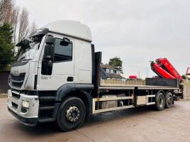 IVECO STRALIS 330E6 HIGHWAY SLEEPER 6X2 *YEAR 2015, CRANE NOT INCLUDED* VIDEO *