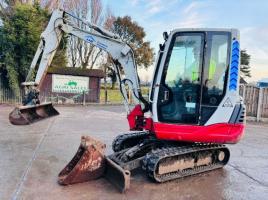 TAKEUCHI TB228 TRACKED EXCAVATOR *YEAR 2014* C/W QUICK HITCH & 2 X BUCKET *VIDEO*