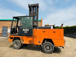 BOSS 556 HH SIDE LOADING FORK LIFT*C/W PALLET TINES*VIDEO*