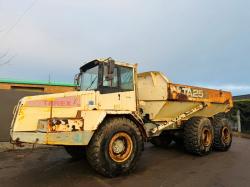 TEREX TA25 DUMPTRUCK*C/W CUMMINS ENGINE*VIDEO*
