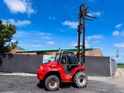 MANITOU M30-4 3 STAGE MASTED FORKLIFT*YEAR 2017*READING 5922 HOURS*VIDEO*