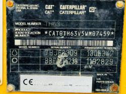 CATERPILLAR TH63 TELEHANDLER*C/W JACK LEGS*VIDEO*