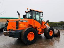 DOOSAN DL200-3 LOADING SHOVEL*C/W BUCKET*YEAR 2015*VIDEO*