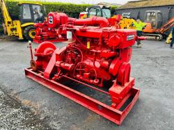 CUMMINGS N-855-F 6 INCH WATER PUMP *C/W 6 CYLINDER ENGINE*VIDEO*