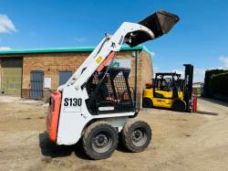 BOBCAT S130 SKIDSTEER*YEAR 2013*1800 HOURS*VIDEO*