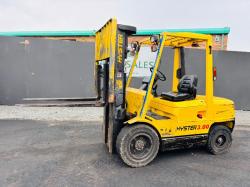 HYSTER H3.00XM FORKLIFT*C/W PALLET TINES*VIDEO*