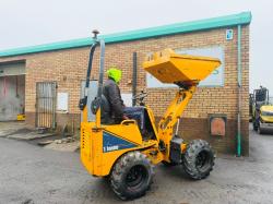 THWAITES 1 TONNE HIGH TIP DUMPER*YEAR 2017*1381 HOURS*VIDEO*