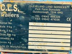 20FT BY 8FT MARSTON AGRICULTURAL TRAILER*CHOICE OF 7*TWIN AXLE*VIDEO*